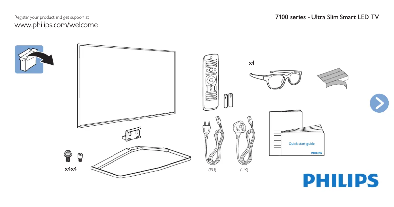 Image de la première page du manuel de l'appareil 7000 series 42PFS7109