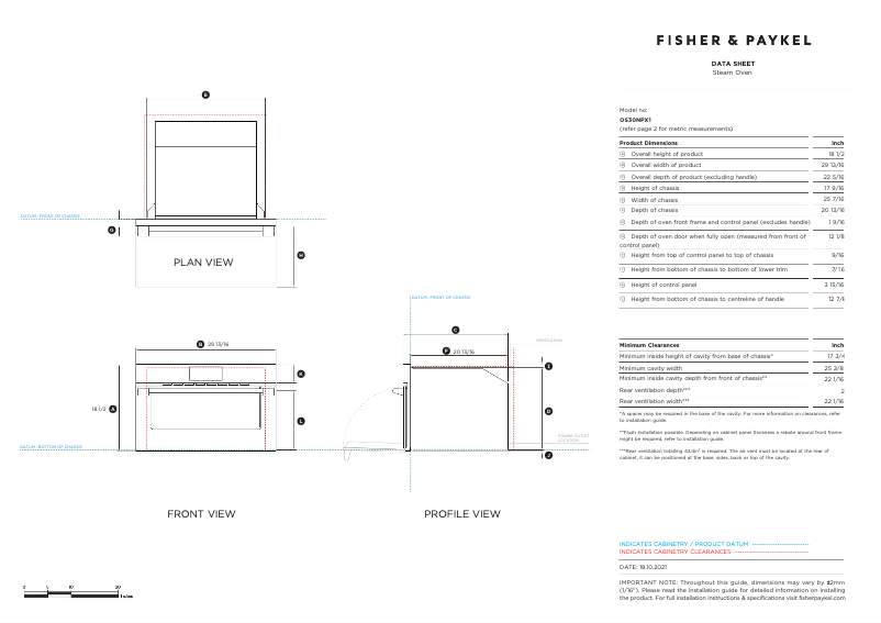 Image de la première page du manuel de l'appareil OS30NPX1