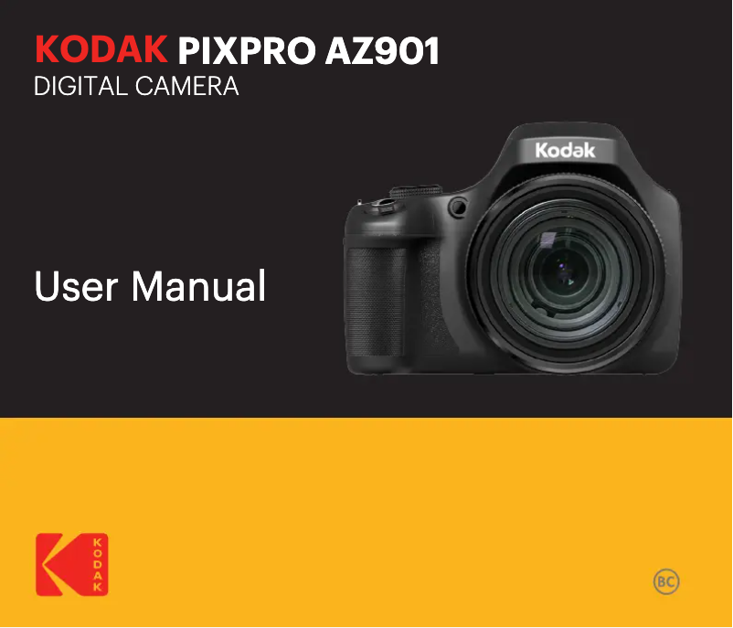 Page 1 de la notice Manuel utilisateur Kodak Pixpro AZ901