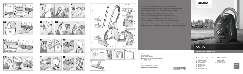 Page 1 de la notice Manuel utilisateur Siemens VS06G2080