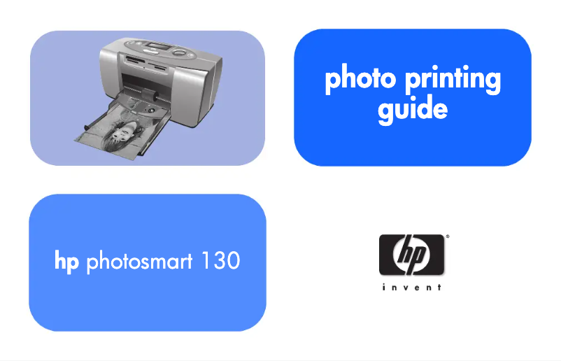 Image de la première page du manuel de l'appareil Photosmart 130XI