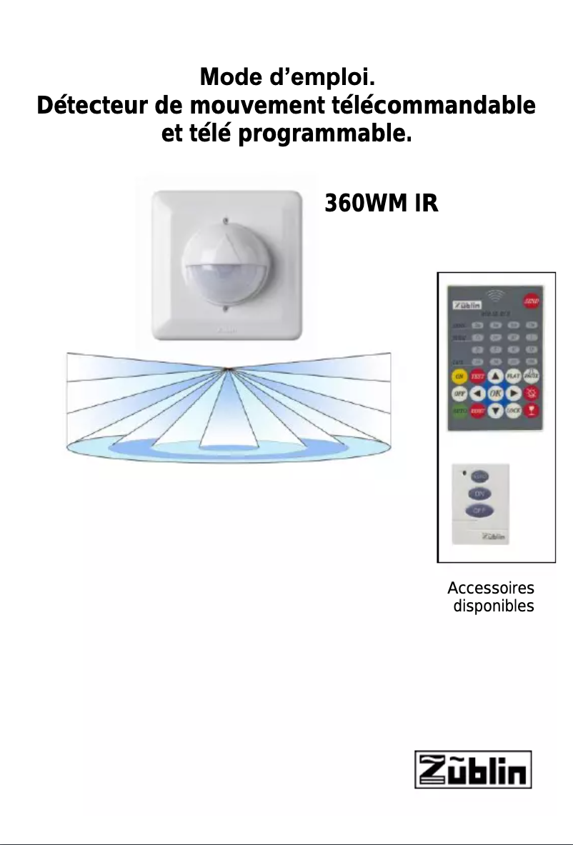 Image de la première page du manuel de l'appareil 360WM IR