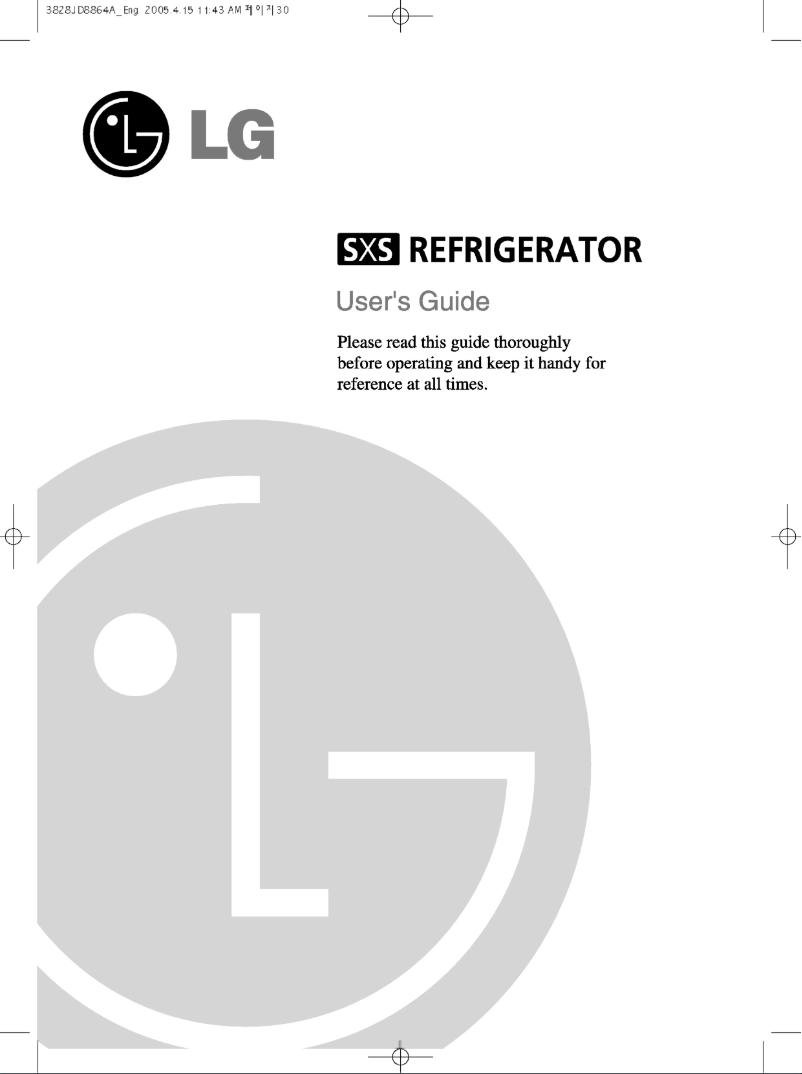 Página 1 del manual Manual de usuario LG GR-G217BTJA