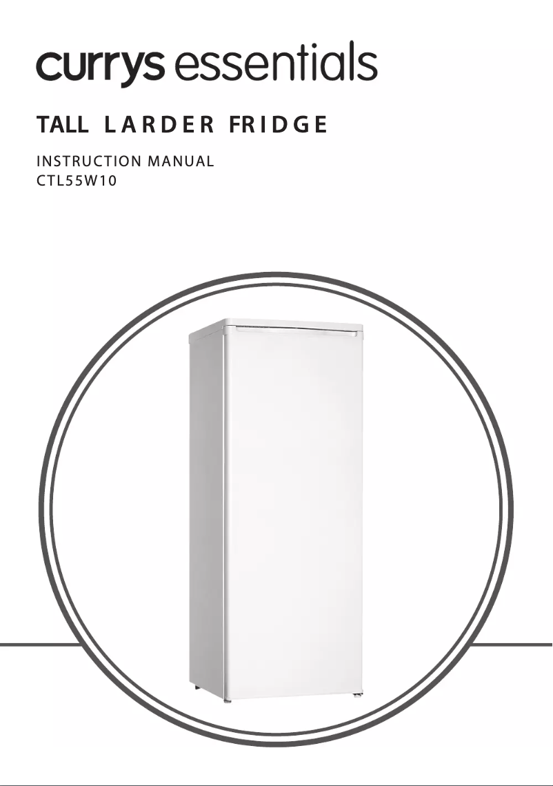 Page 1 de la notice Manuel utilisateur Currys Essentials CTL55W10