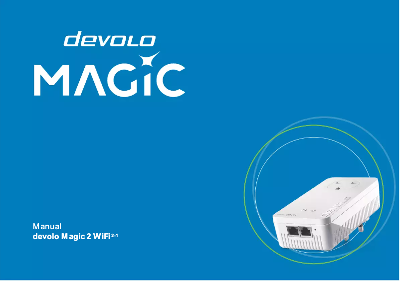 Page n°1 - Manuel utilisateur Devolo Magic 2 WiFi 2-1-3