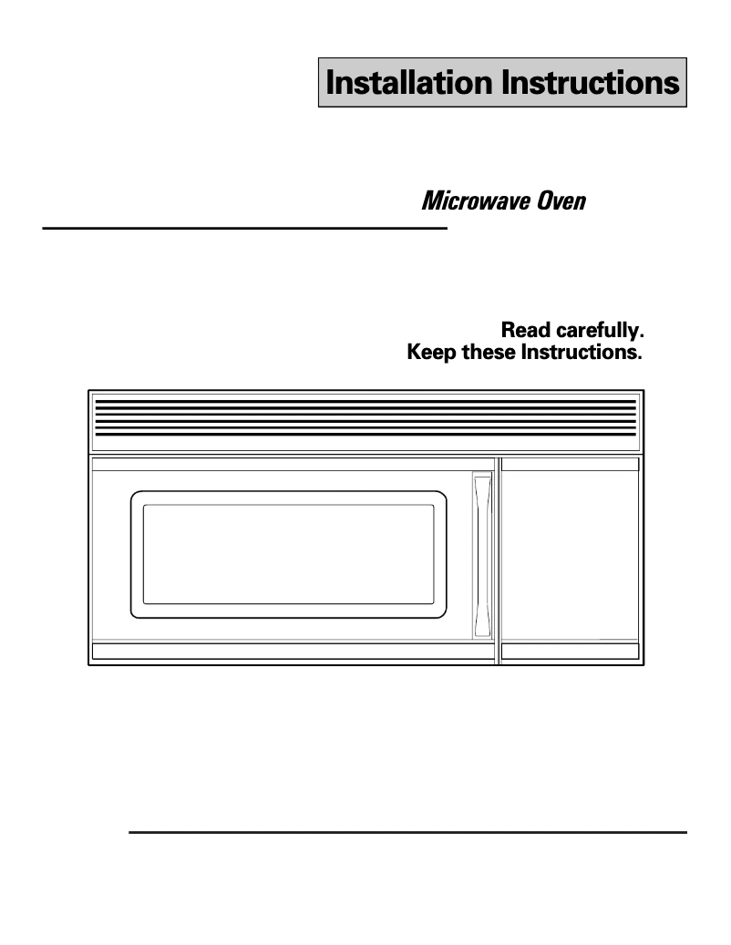 Image de la première page du manuel de l'appareil CounterSaver Plus RVM1325BW