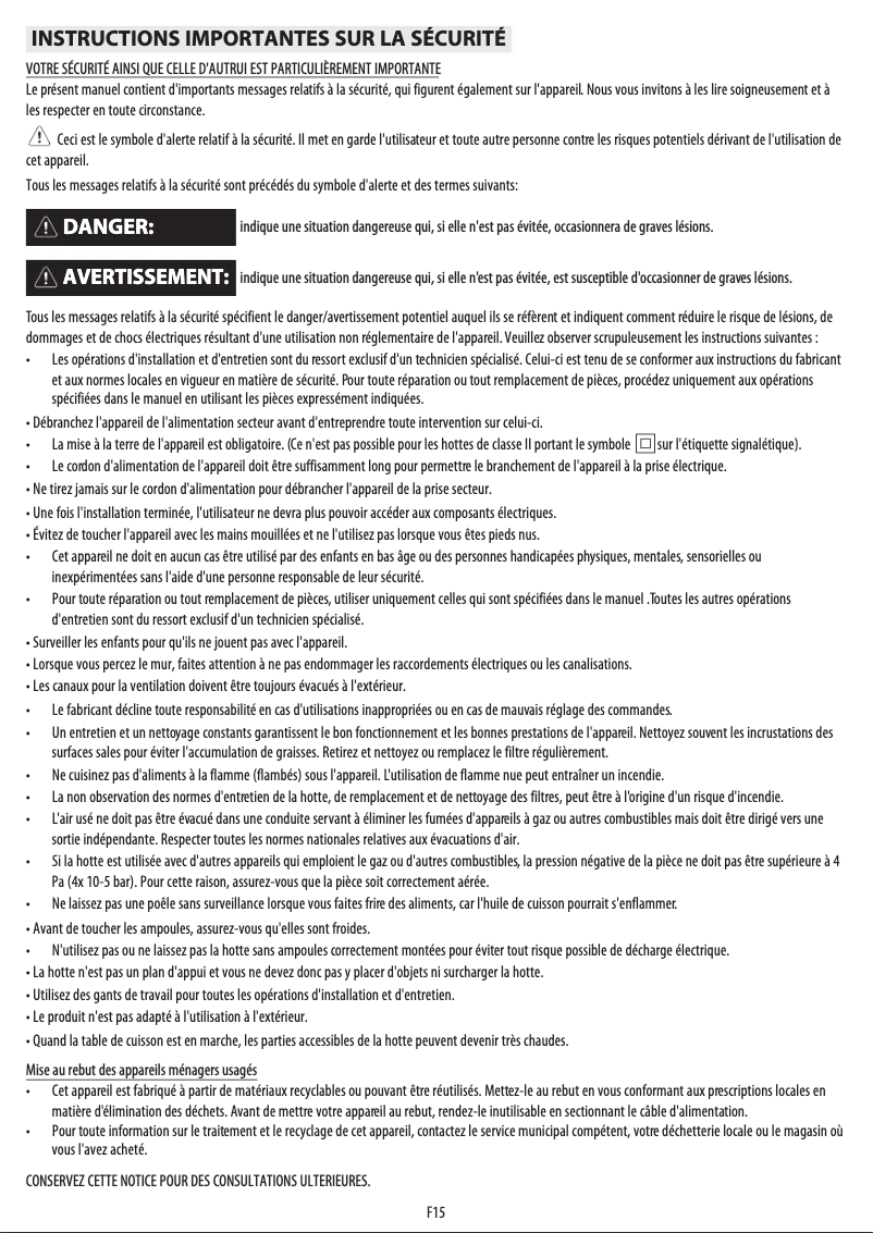 Image de la première page du manuel de l'appareil AKR 689 WH