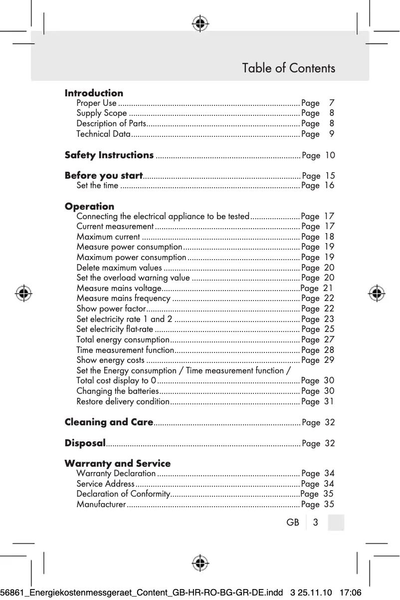 Page 1 de la notice Manuel utilisateur SilverCrest EM 240-A DE
