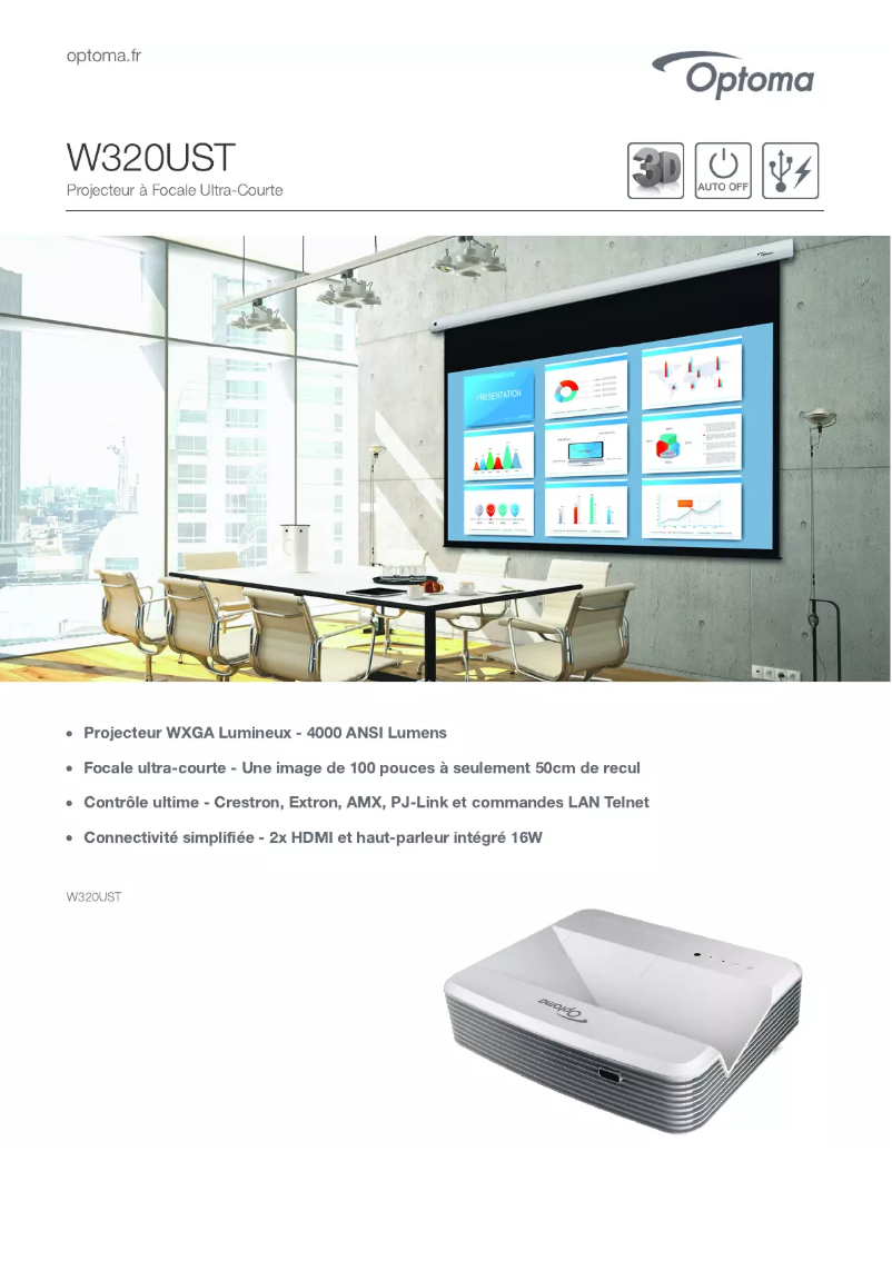 Image de la première page du manuel de l'appareil W320UST