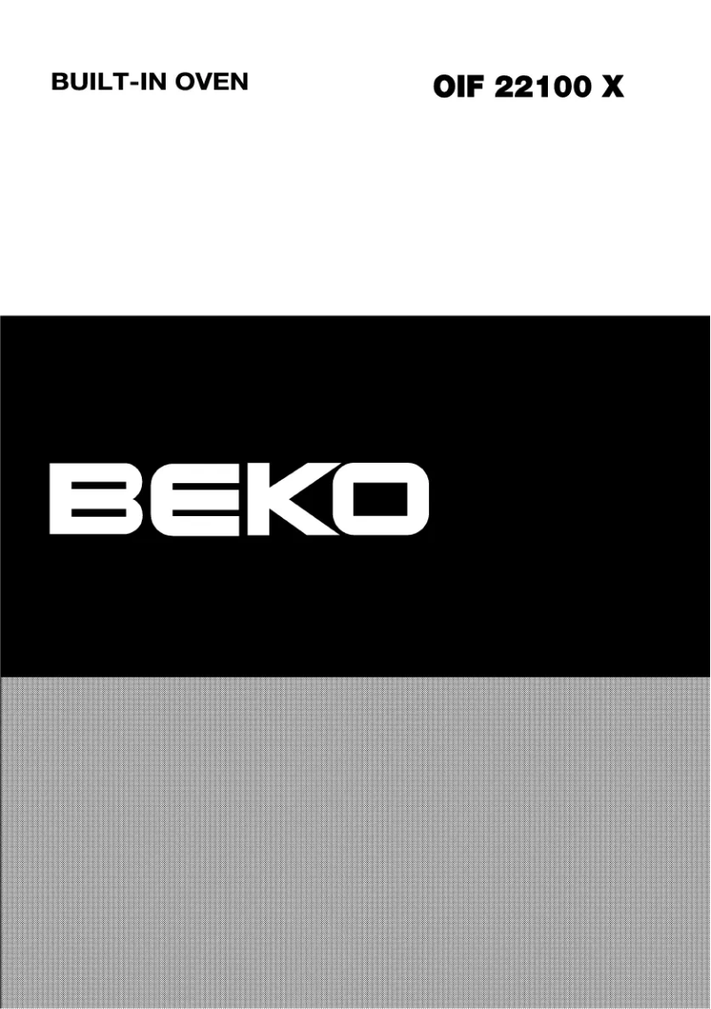 Page n°1 - Manuel utilisateur Beko OIF 22100 X