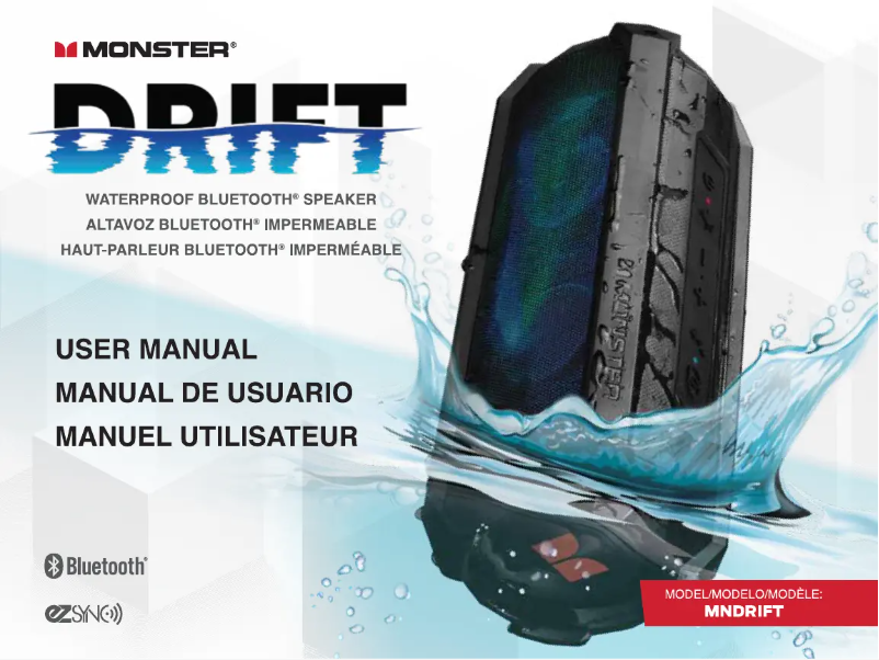 Page 1 de la notice Manuel utilisateur Monster Drift
