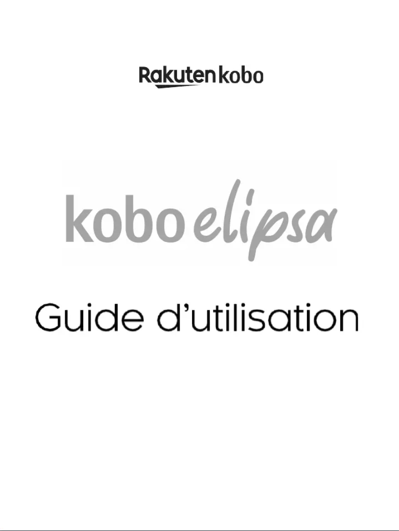 Page n°1 - Manuel utilisateur Kobo Stylus