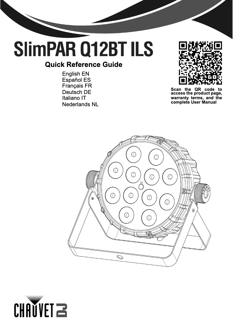 Image de la première page du manuel de l'appareil SlimPAR Q12BT ILS