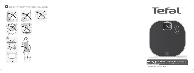 Image de la première page du manuel de l'appareil Body Partner Access PP9500