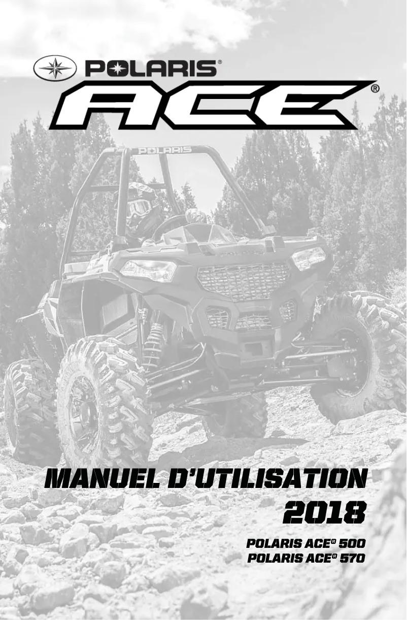 Página 1 del manual Manual de usuario Polaris Ace 500 (2018)