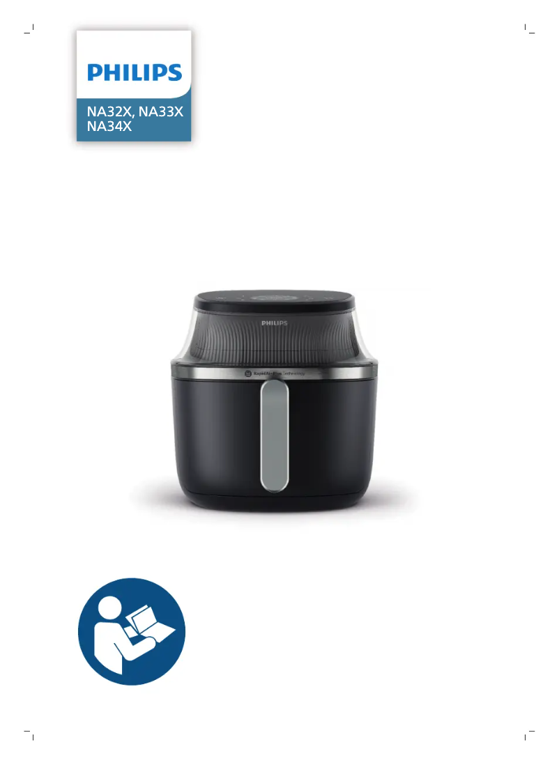 Page 1 de la notice Manuel utilisateur Philips Airfryer XL NA332