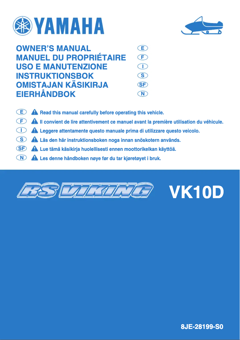 Page n°1 - Manuel utilisateur Yamaha VK Professional (2013)