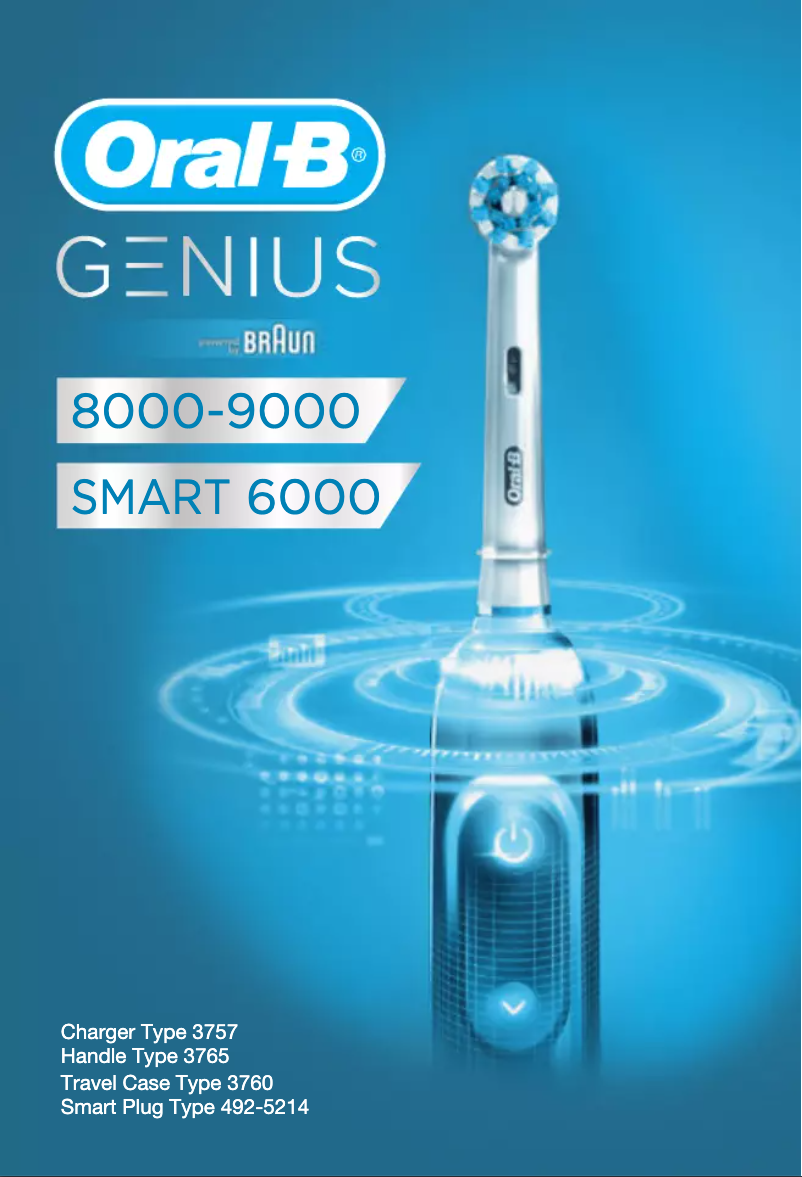 Page n°1 - Manuel utilisateur Oral-B Genius 8000N