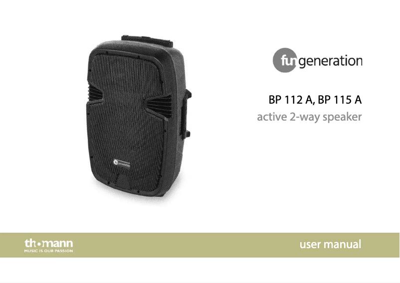 Image de la première page du manuel de l'appareil BP 115 A