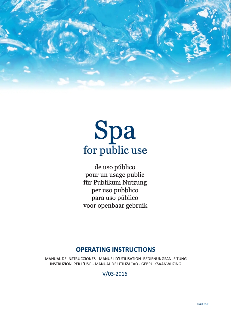 Page 1 de la notice Manuel utilisateur AstralPool Coliseum