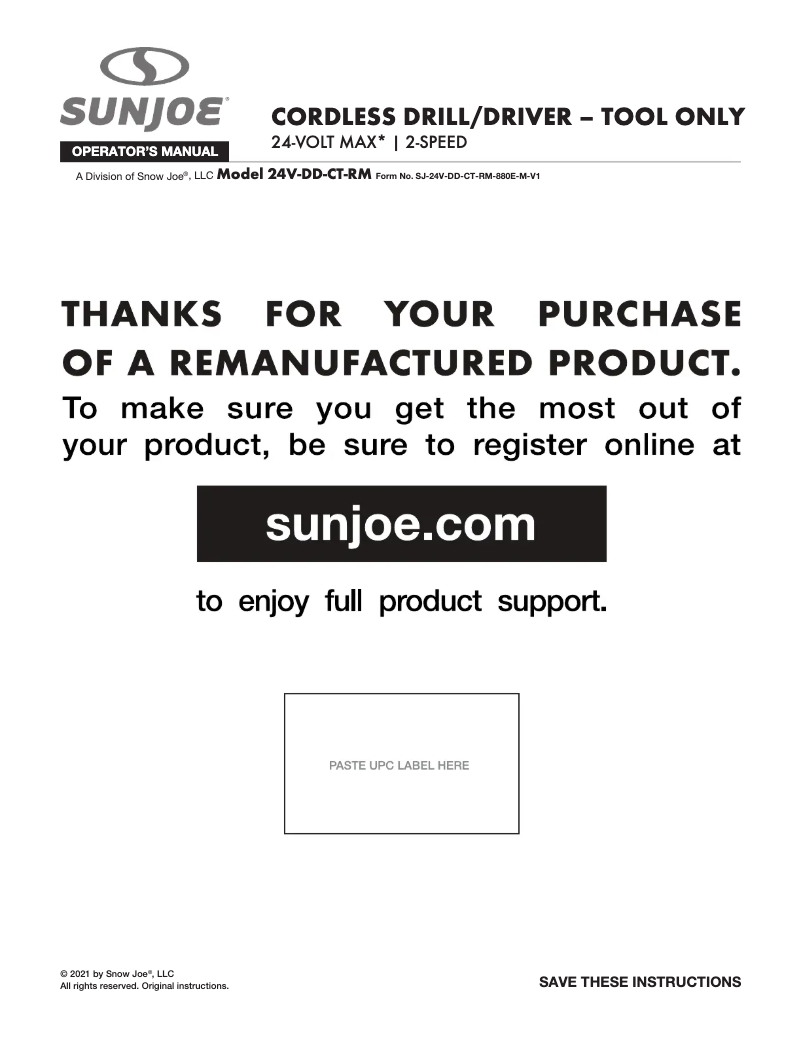 Image de la première page du manuel de l'appareil 24V-DD-CT-RM