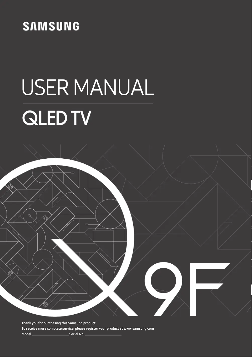 Page n°1 - Manuel utilisateur Samsung GQ75Q9FNGT