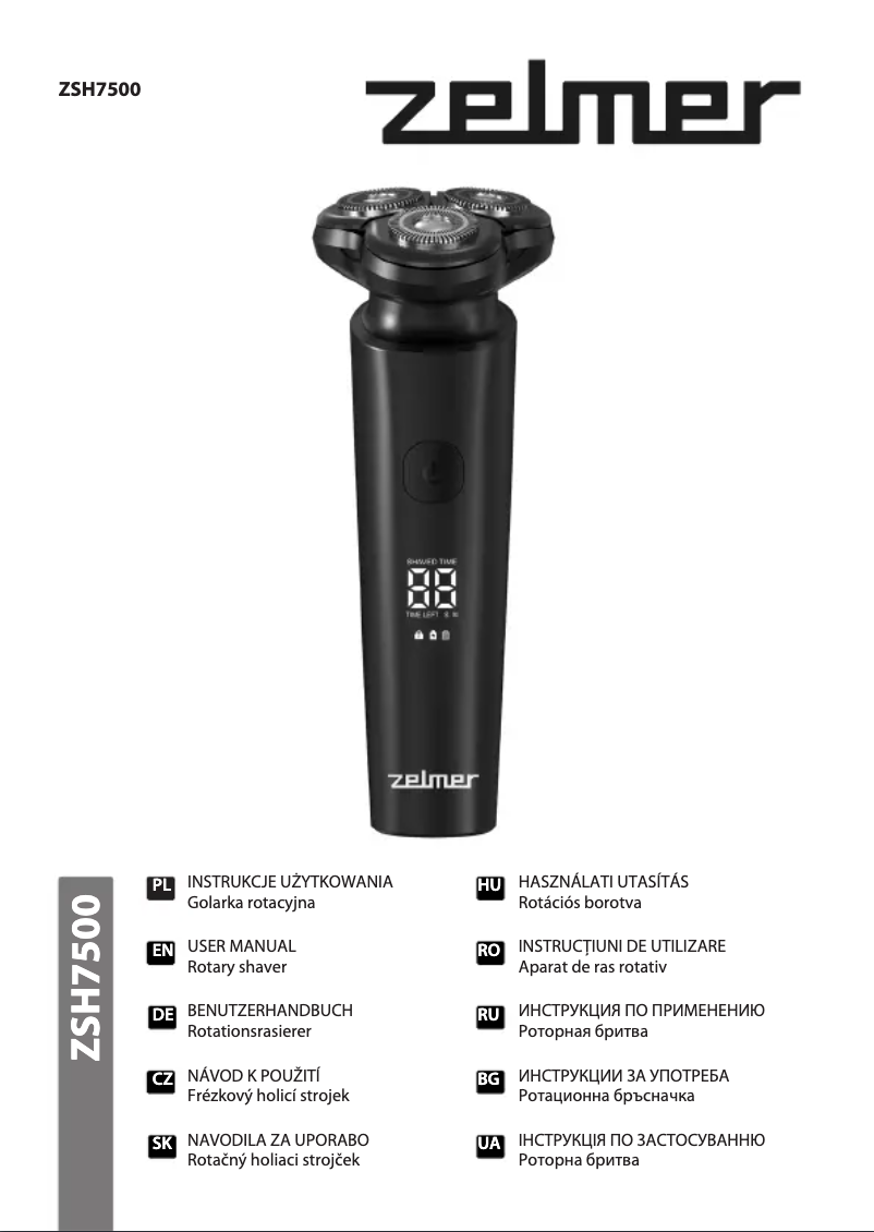 Página 1 del manual Manual de usuario Zelmer ZSH7500