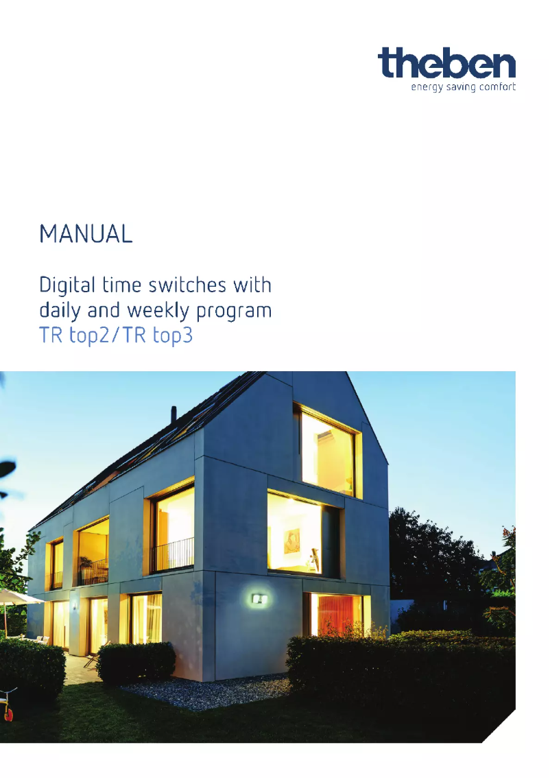 Image de la première page du manuel de l'appareil TR 610 top2