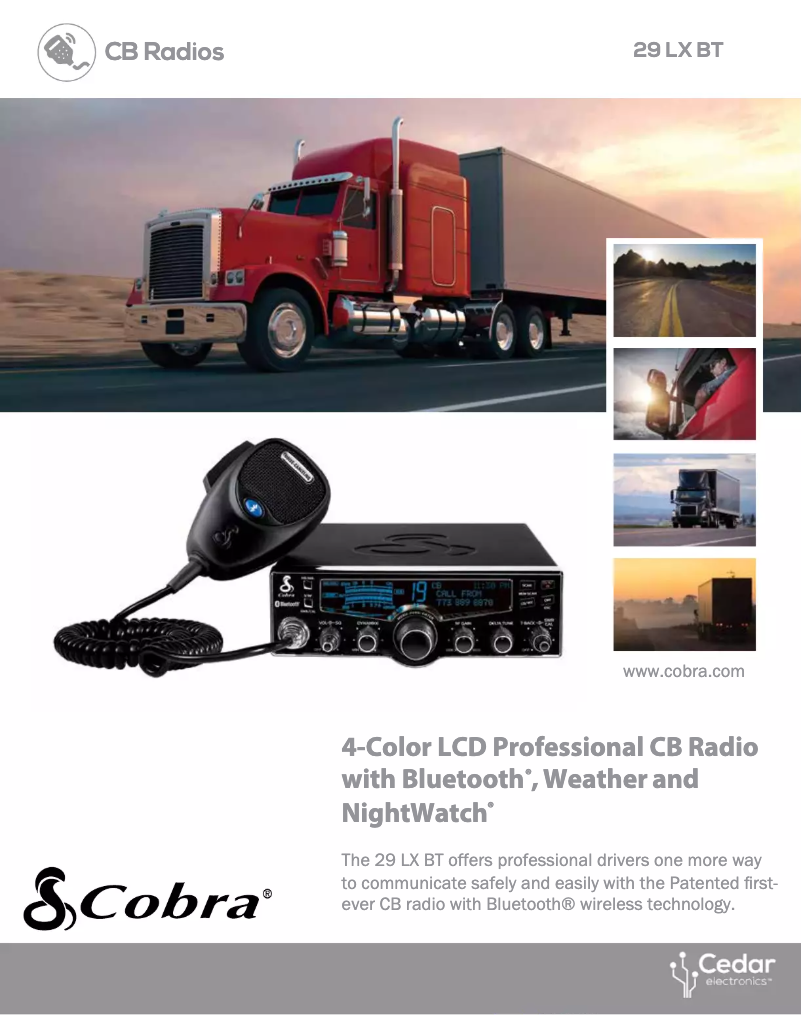 Image de la première page du manuel de l'appareil 29 LX BT