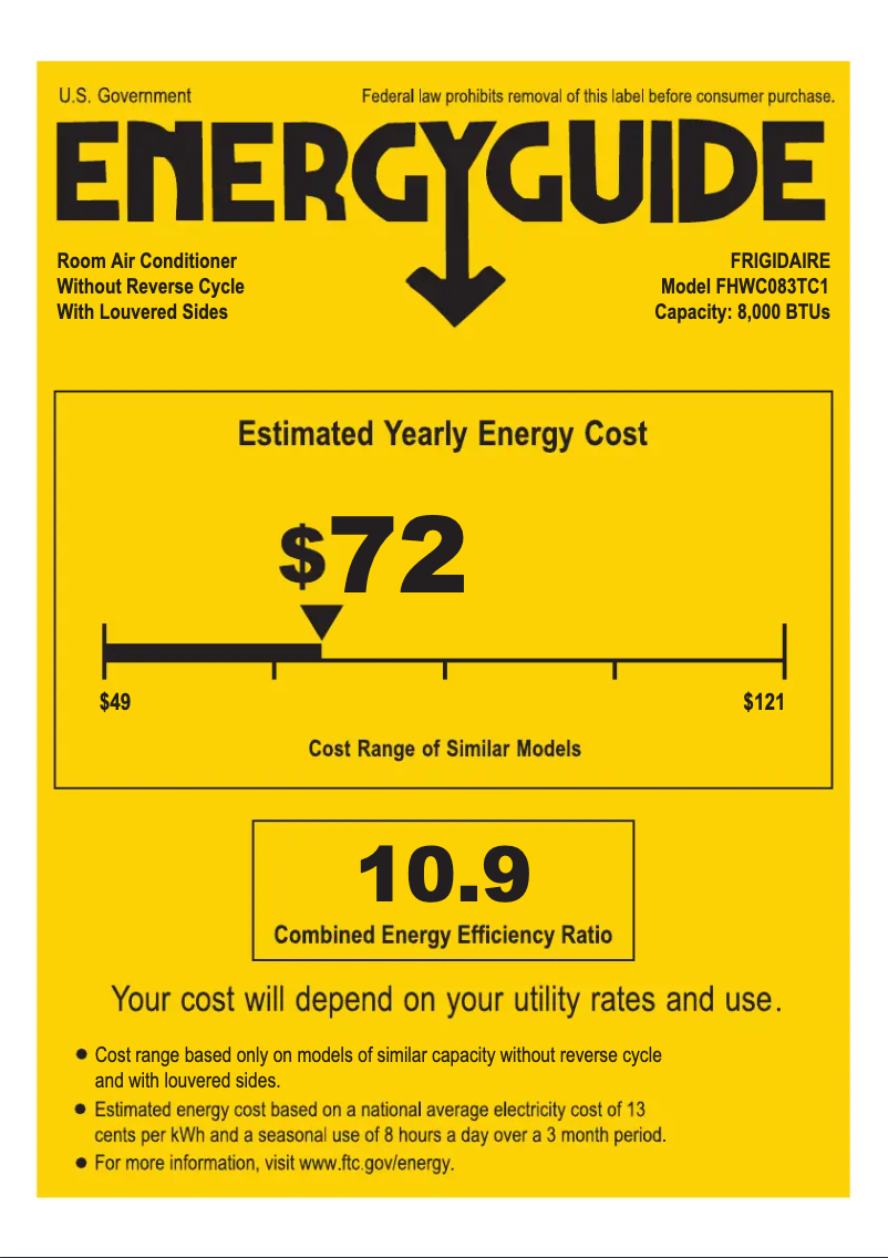 Image de la première page du manuel de l'appareil FHWC103TC1