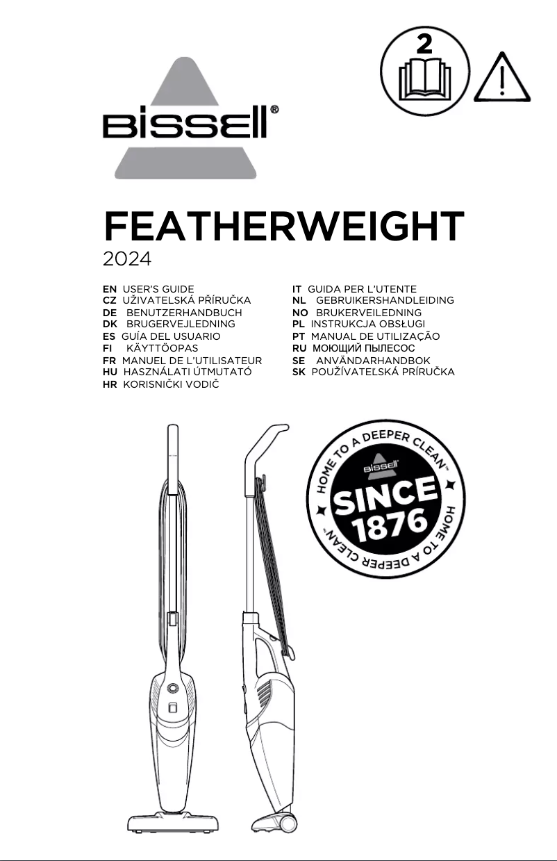 Imagen de la primera página del manual del dispositivo Featherweight Pro Eco 2024N