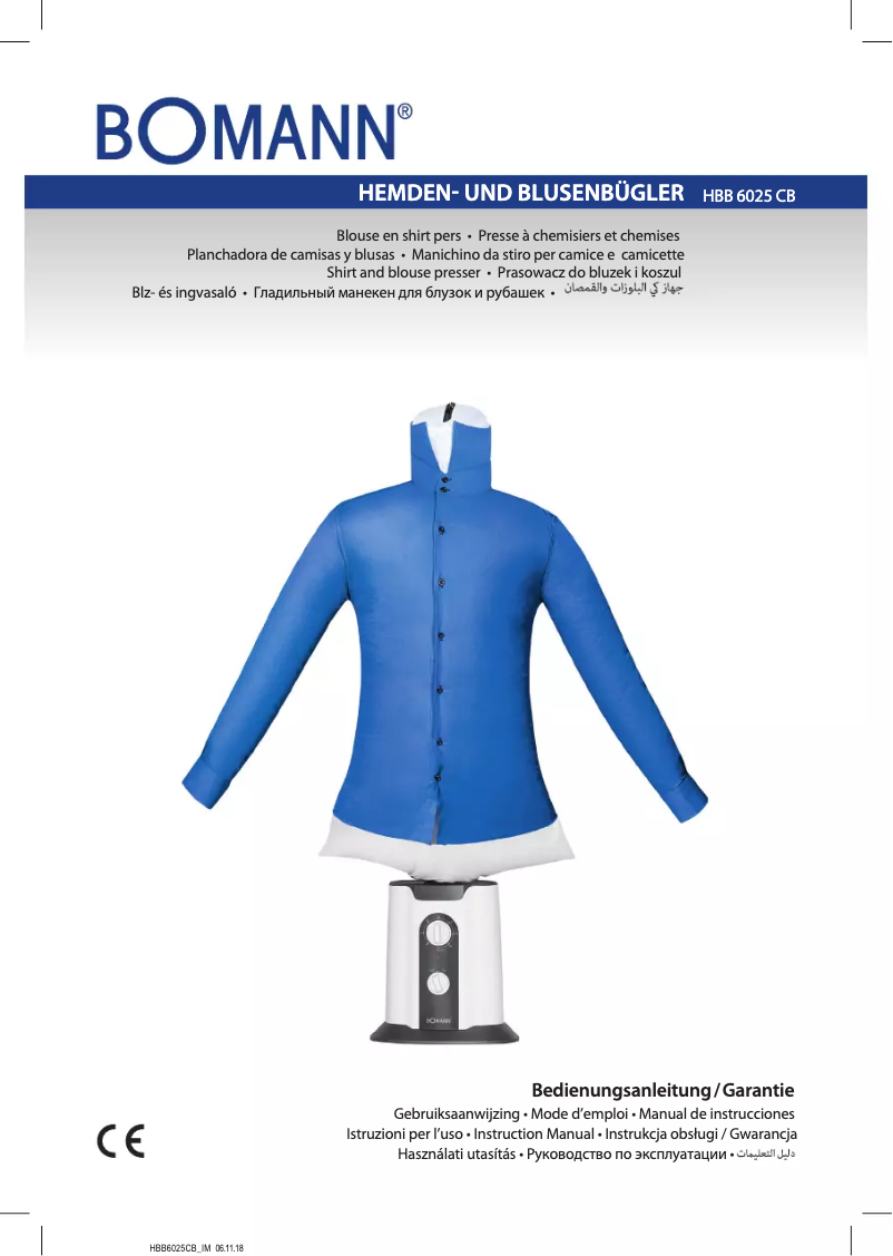 Page 1 de la notice Mode d'emploi Bomann HBB 6025 CB
