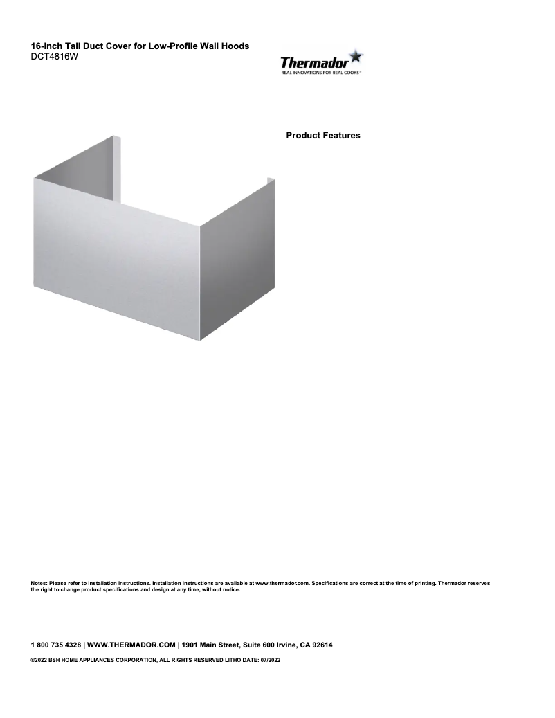 Image de la première page du manuel de l'appareil DCT4816W