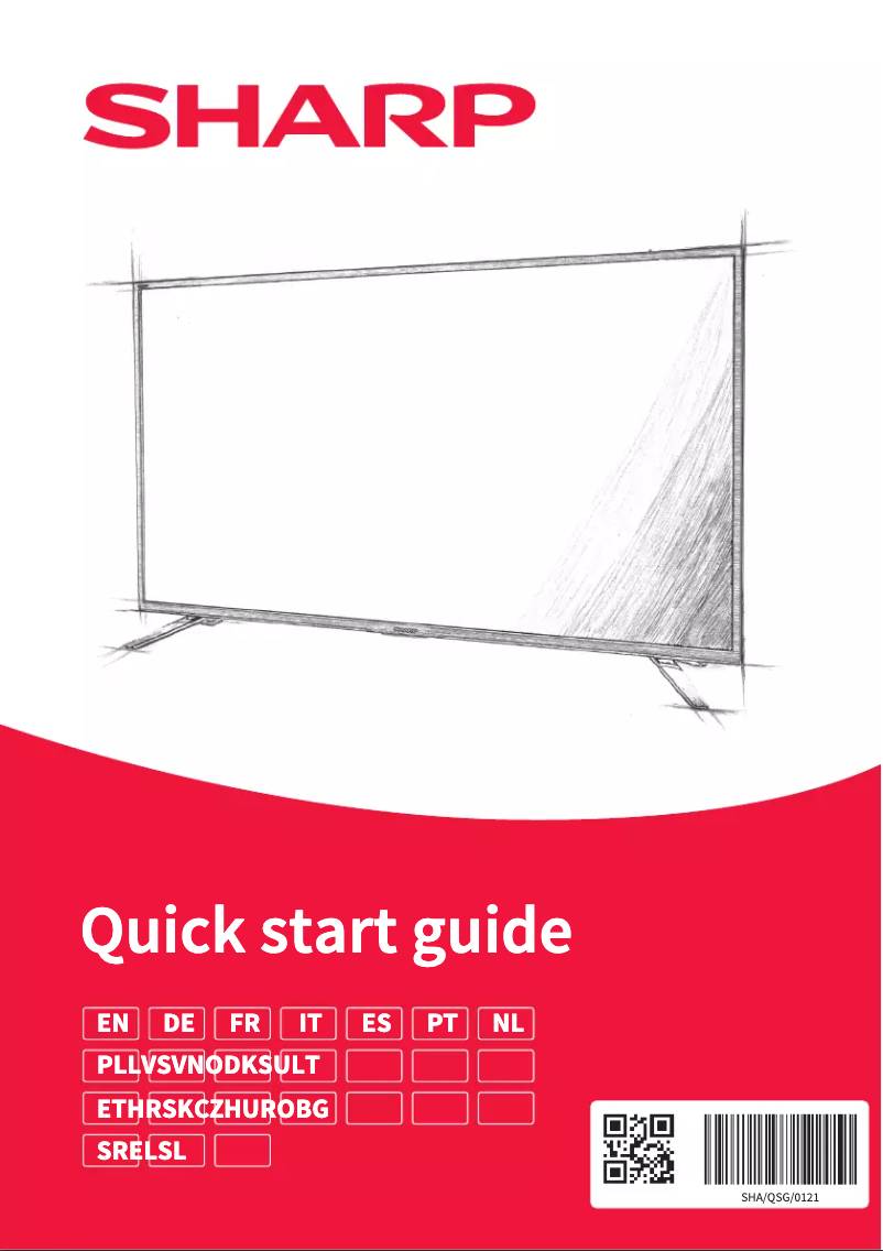 Page 1 de la notice Manuel utilisateur Sharp 24BE0EW