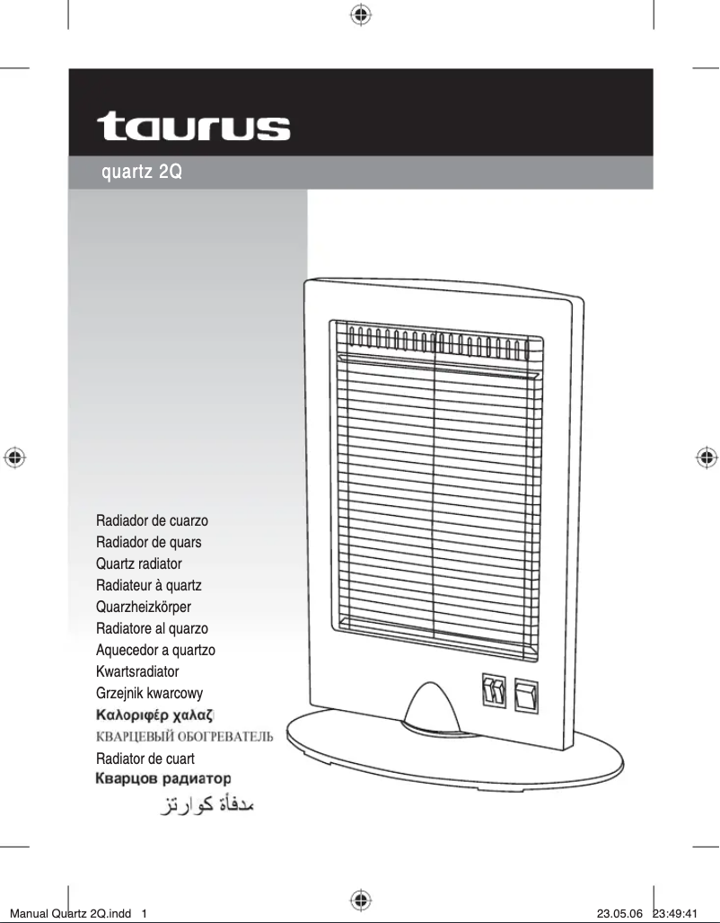 Page n°1 - Manuel utilisateur Taurus Quartz 2Q