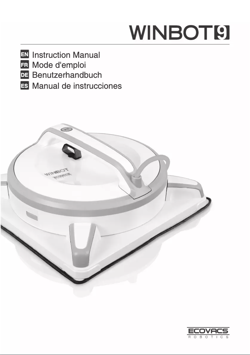 Page n°1 - Manuel utilisateur ECOVACS WINBOT 930
