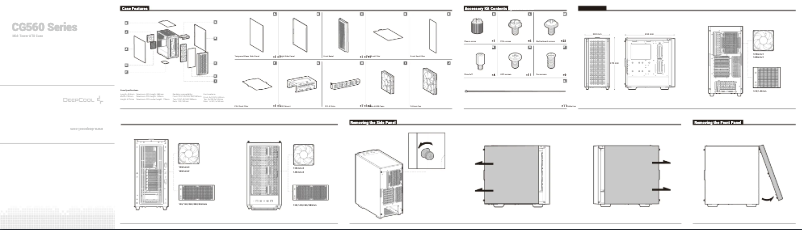 Page 1 de la notice Manuel utilisateur DeepCool CG560