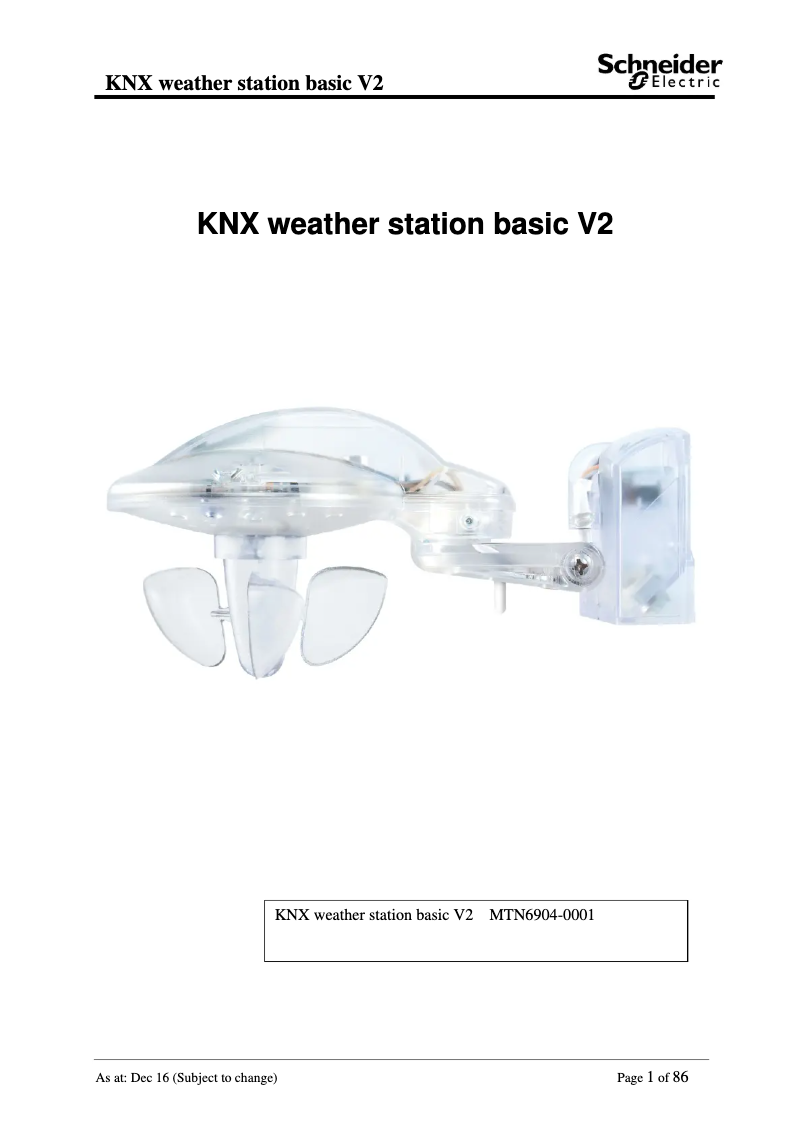 Page 1 de la notice Manuel utilisateur Schneider MTN6904-0001