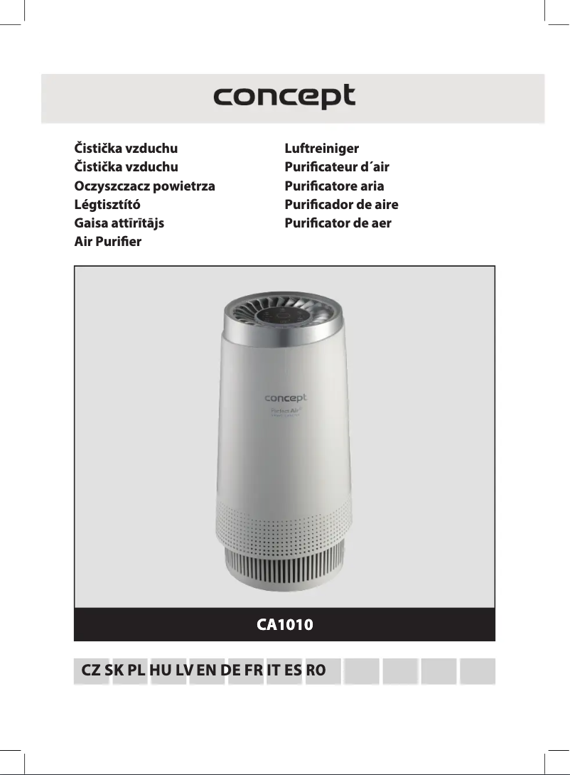 Page n°1 - Manuel utilisateur Concept Perfect Air CA1010