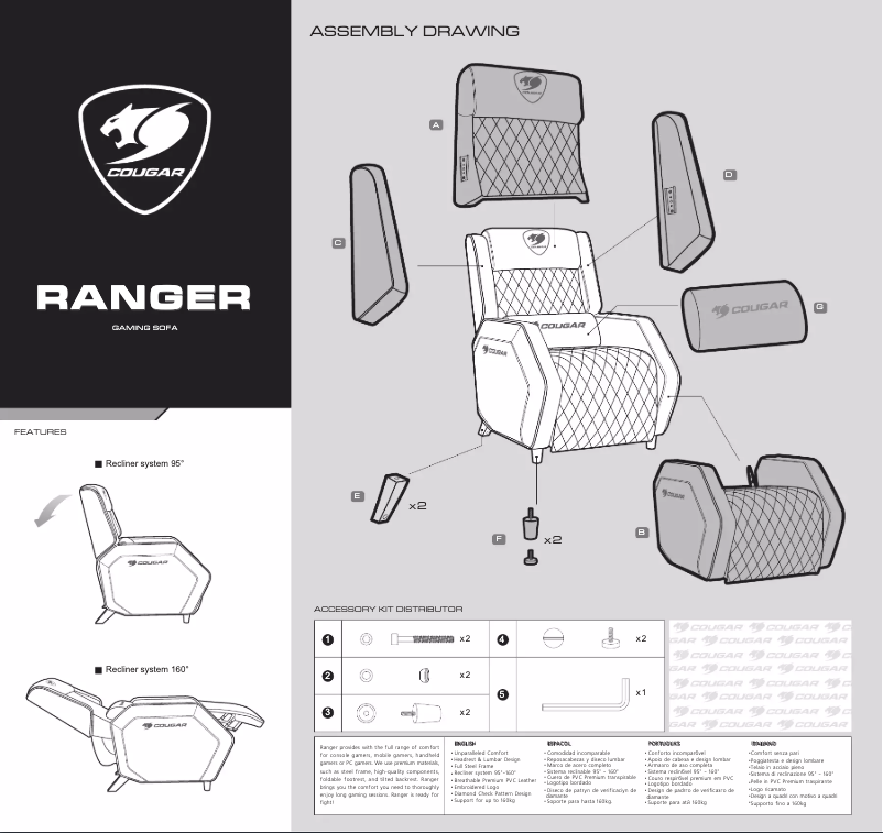 Page 1 de la notice Manuel utilisateur Cougar Ranger