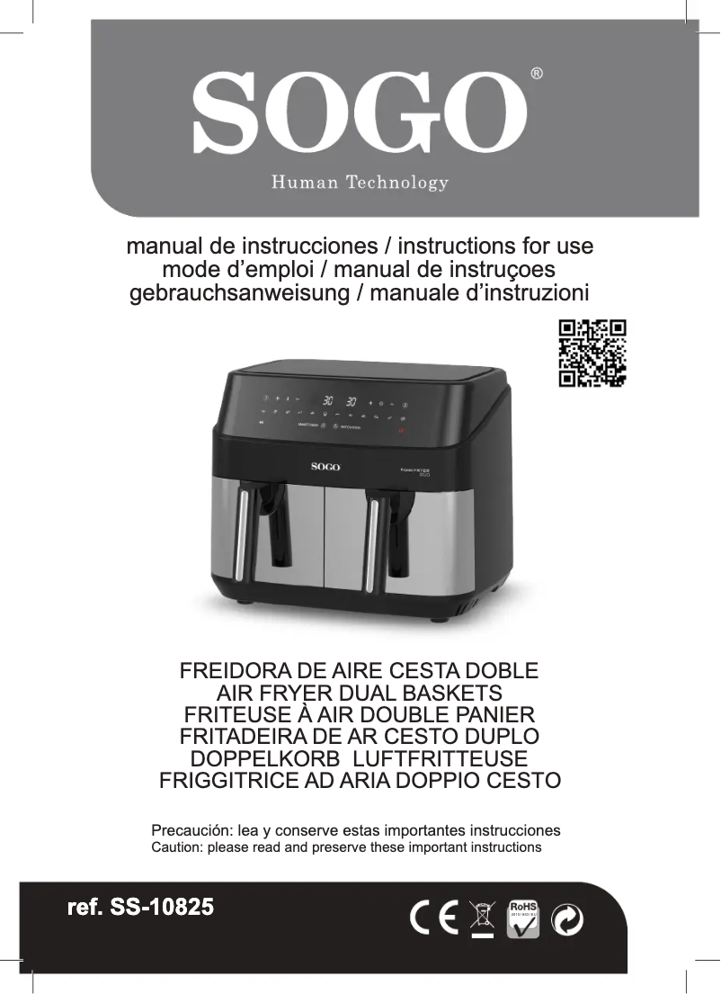 Image de la première page du manuel de l'appareil SS-10825