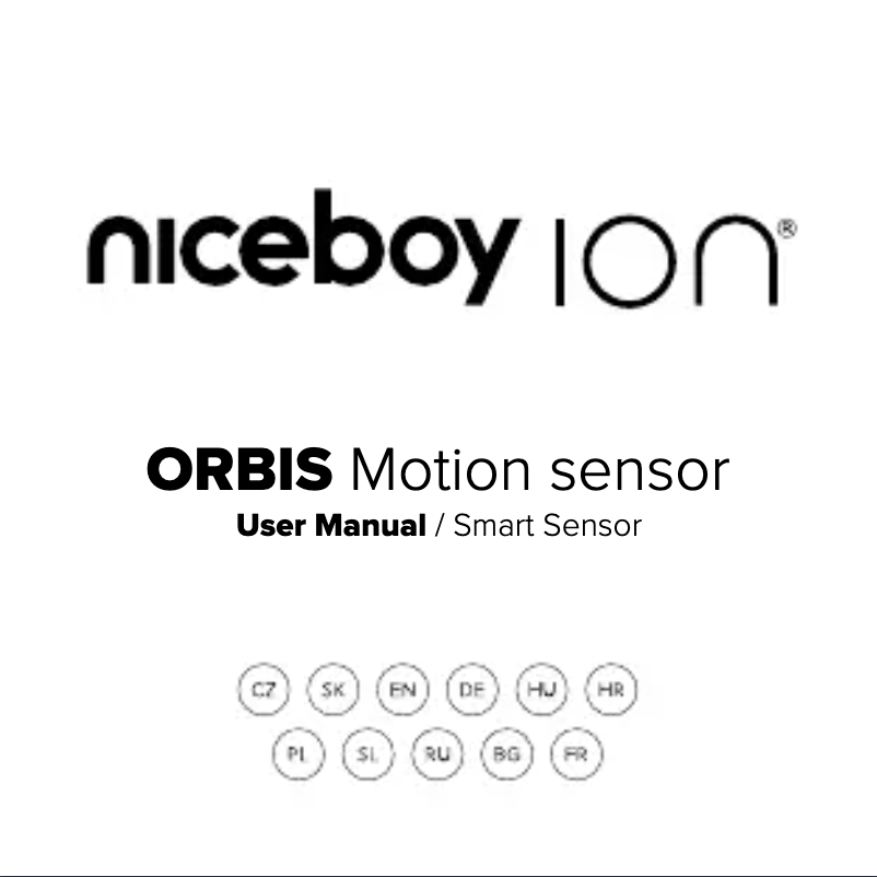 Página 1 del manual Manual de usuario Niceboy ION ORBIS Motion Sensor