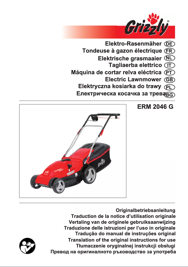Page 1 de la notice Manuel utilisateur Grizzly ERM 2046 G