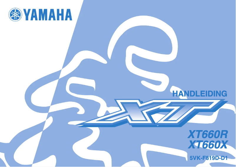 Page 1 de la notice Manuel utilisateur Yamaha XT660R