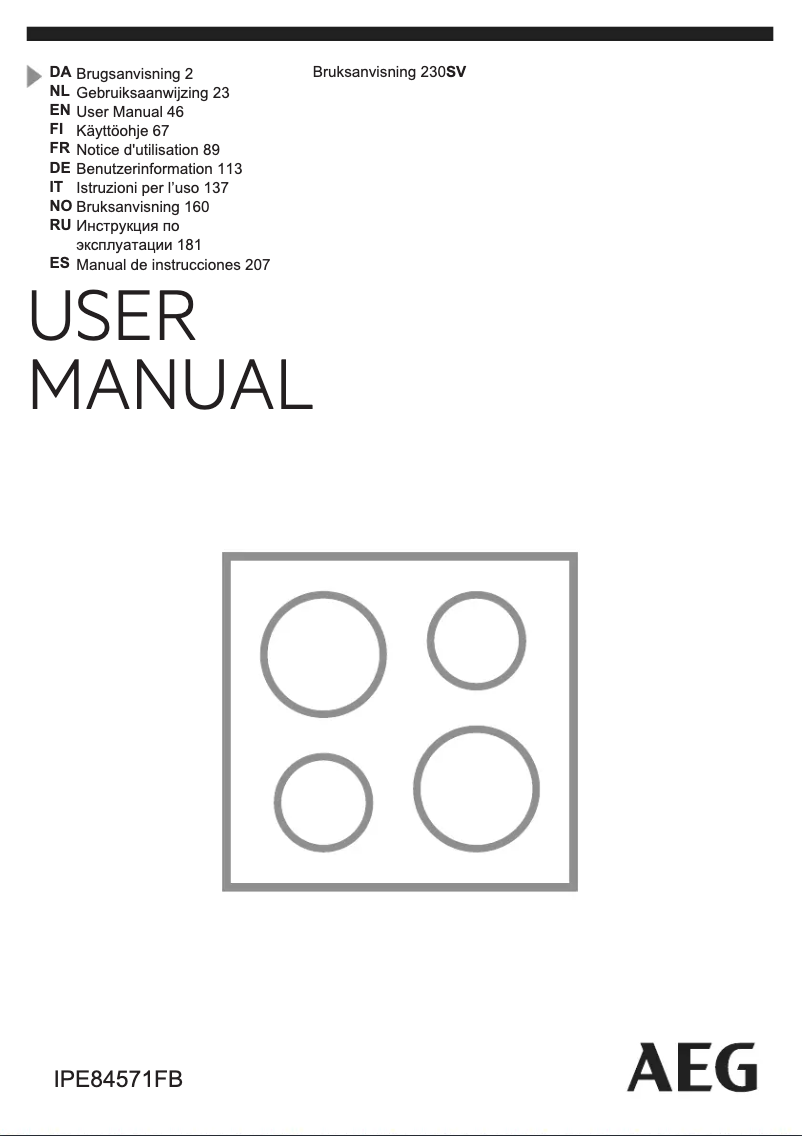Imagen de la primera página del manual del dispositivo IPE84571FB