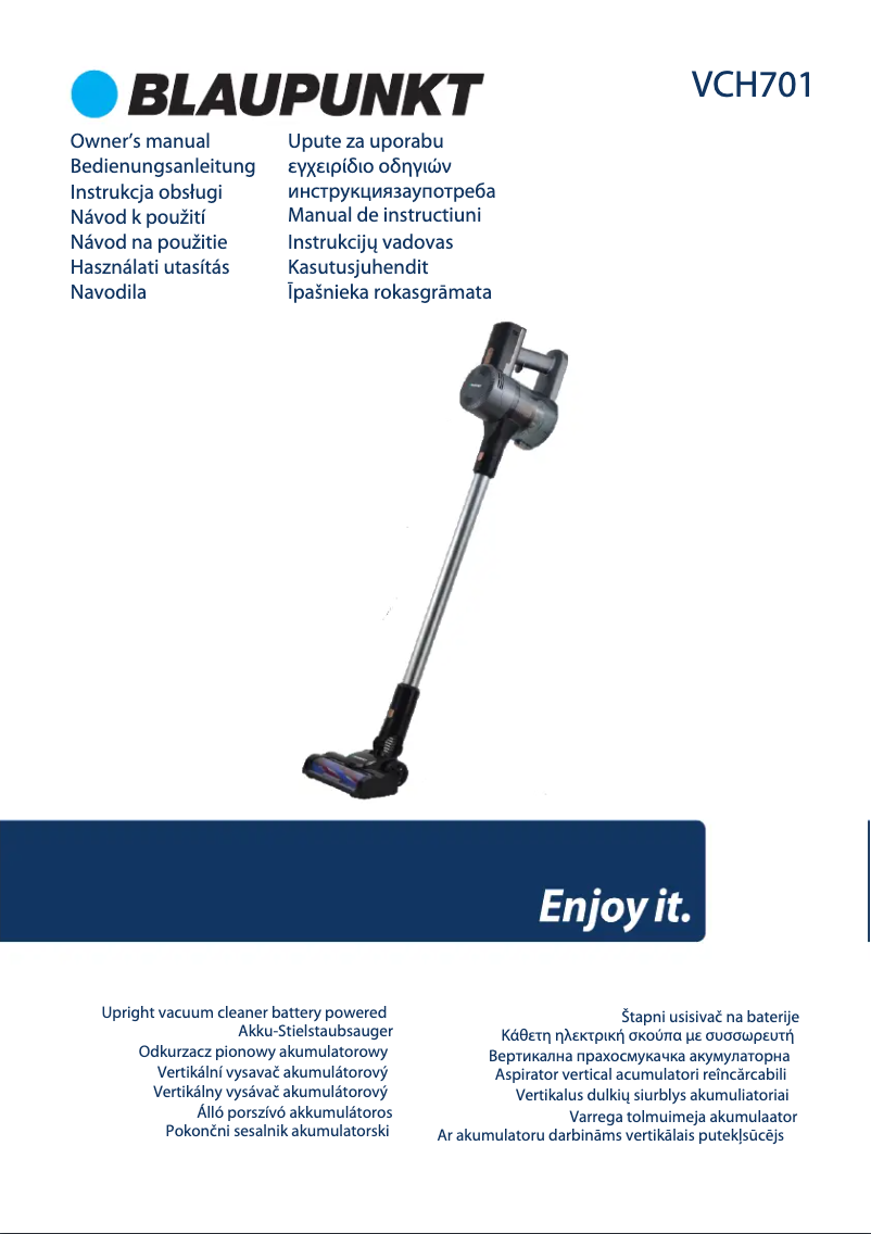 Page n°1 - Manuel utilisateur Blaupunkt VCH701