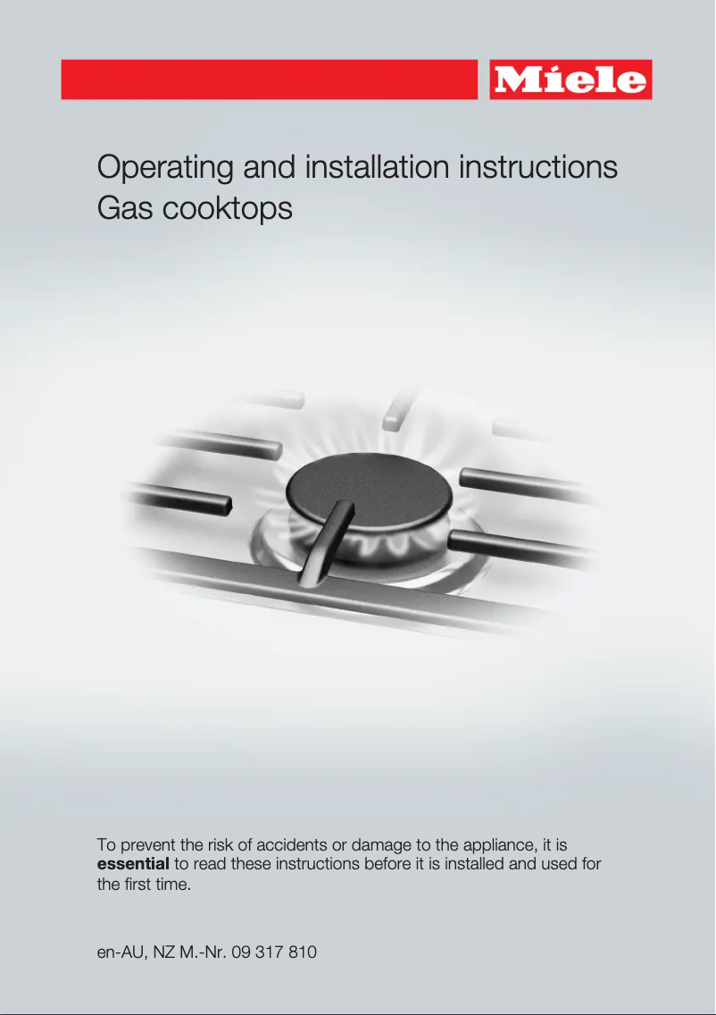 Página 1 del manual Manual de usuario Miele KM 3054