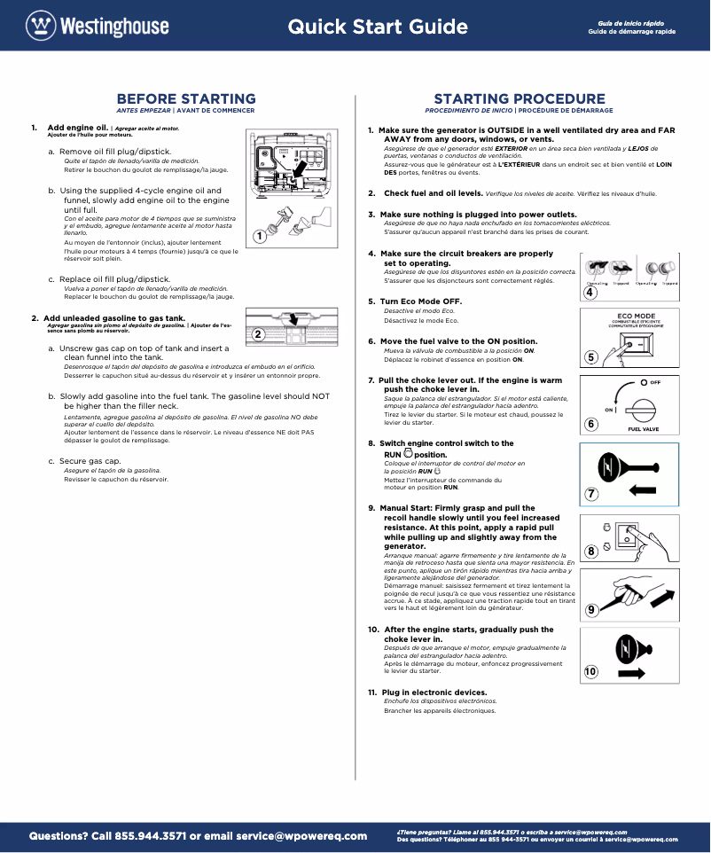Image de la première page du manuel de l'appareil iGen4200
