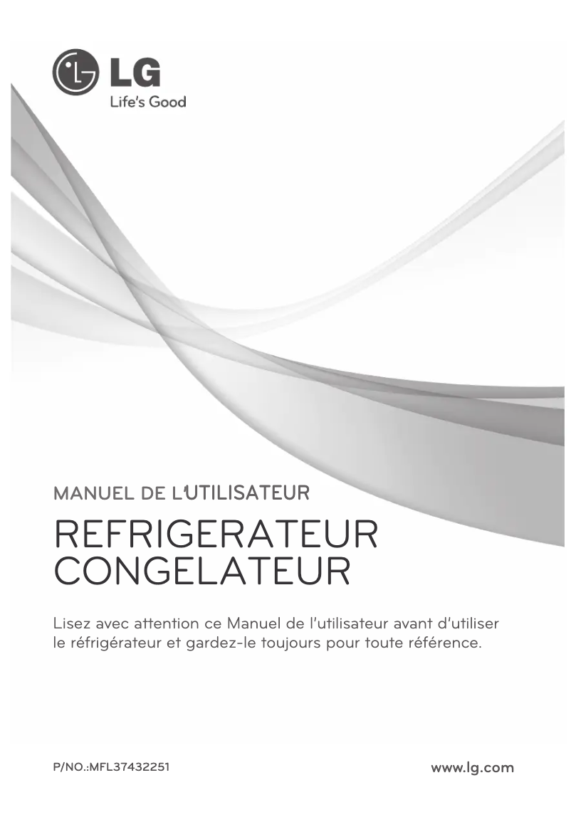 Página 1 del manual Manual de usuario LG GR-F399BVQ