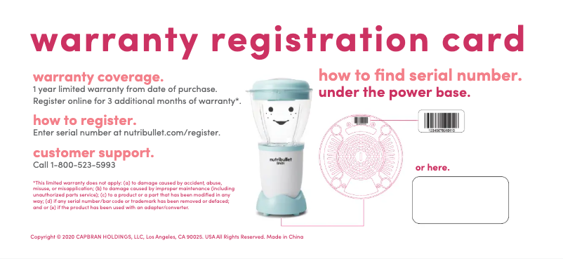 Image de la première page du manuel de l'appareil Baby